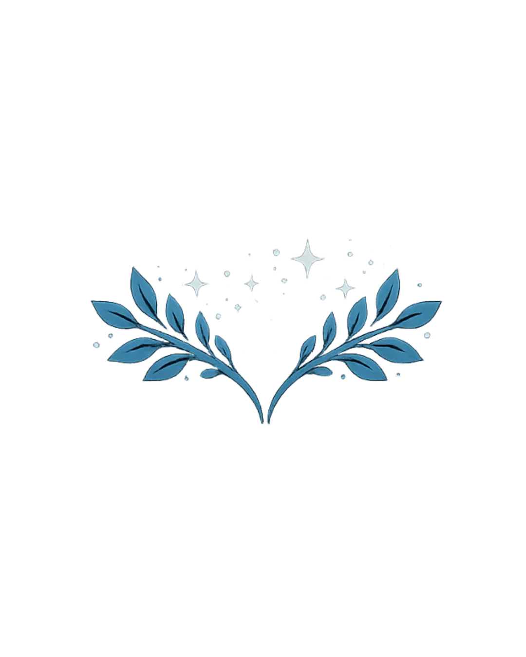 Laurel leaf illustration